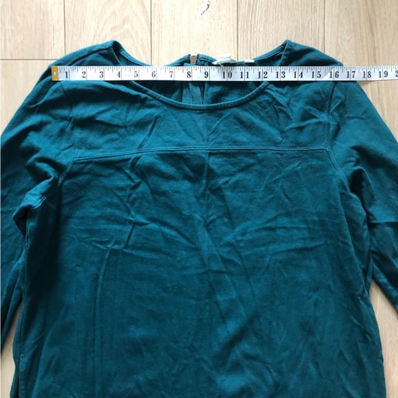 Fat Face Emerald Cotton Long Sleeve Dress Size L - Picture 2 of 12